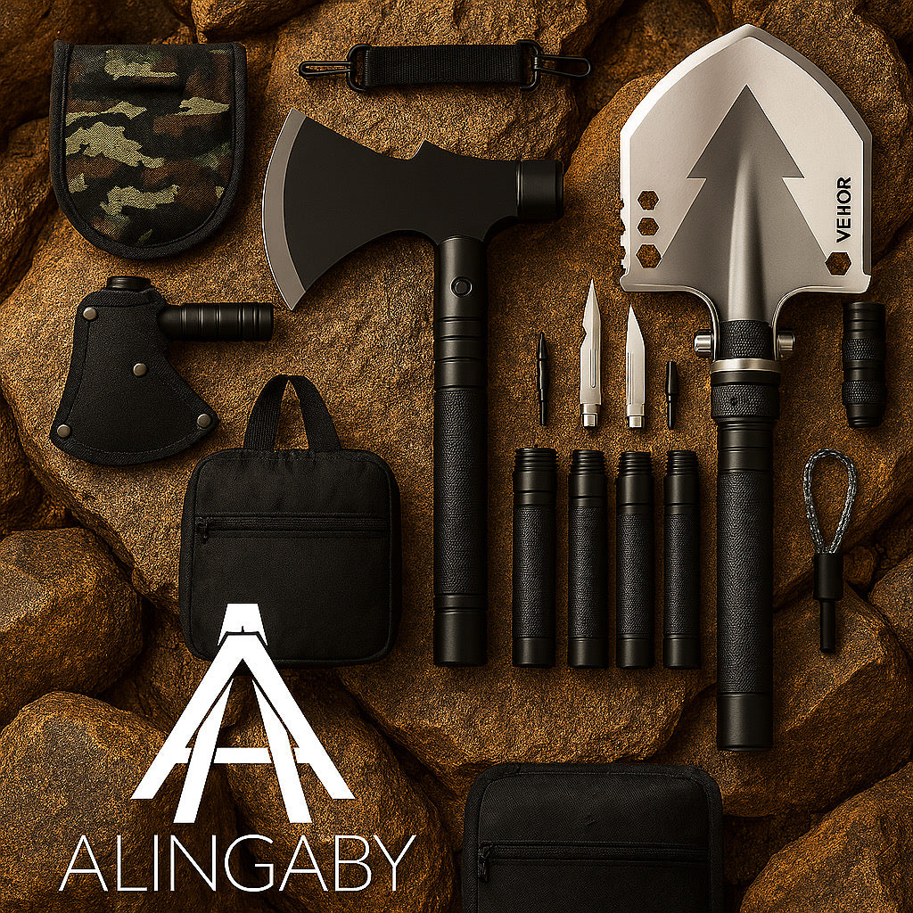 Multifunktions spade, yxa