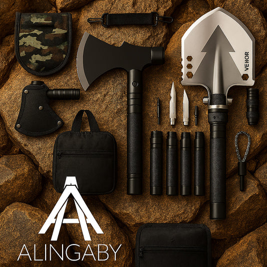 Multifunktions spade, yxa